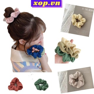 Dây buộc tóc Scrunchies nhiều màu xop.vn