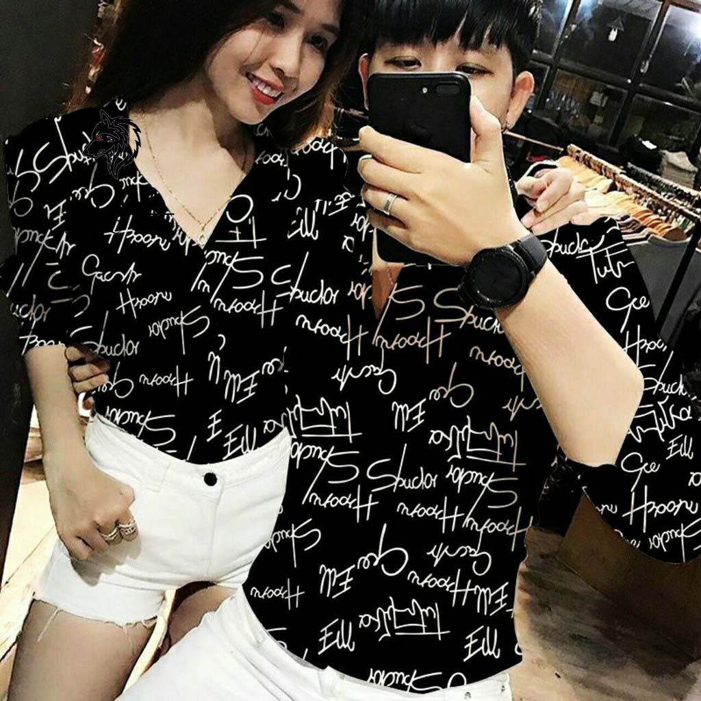 Áo sơ mi nam dài tay vải lụa họa tiết chữ cao cấp NMM033 | BigBuy360 - bigbuy360.vn