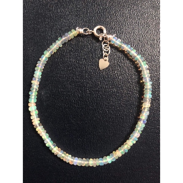 Vòng tay bạc đá o.p.a.l!