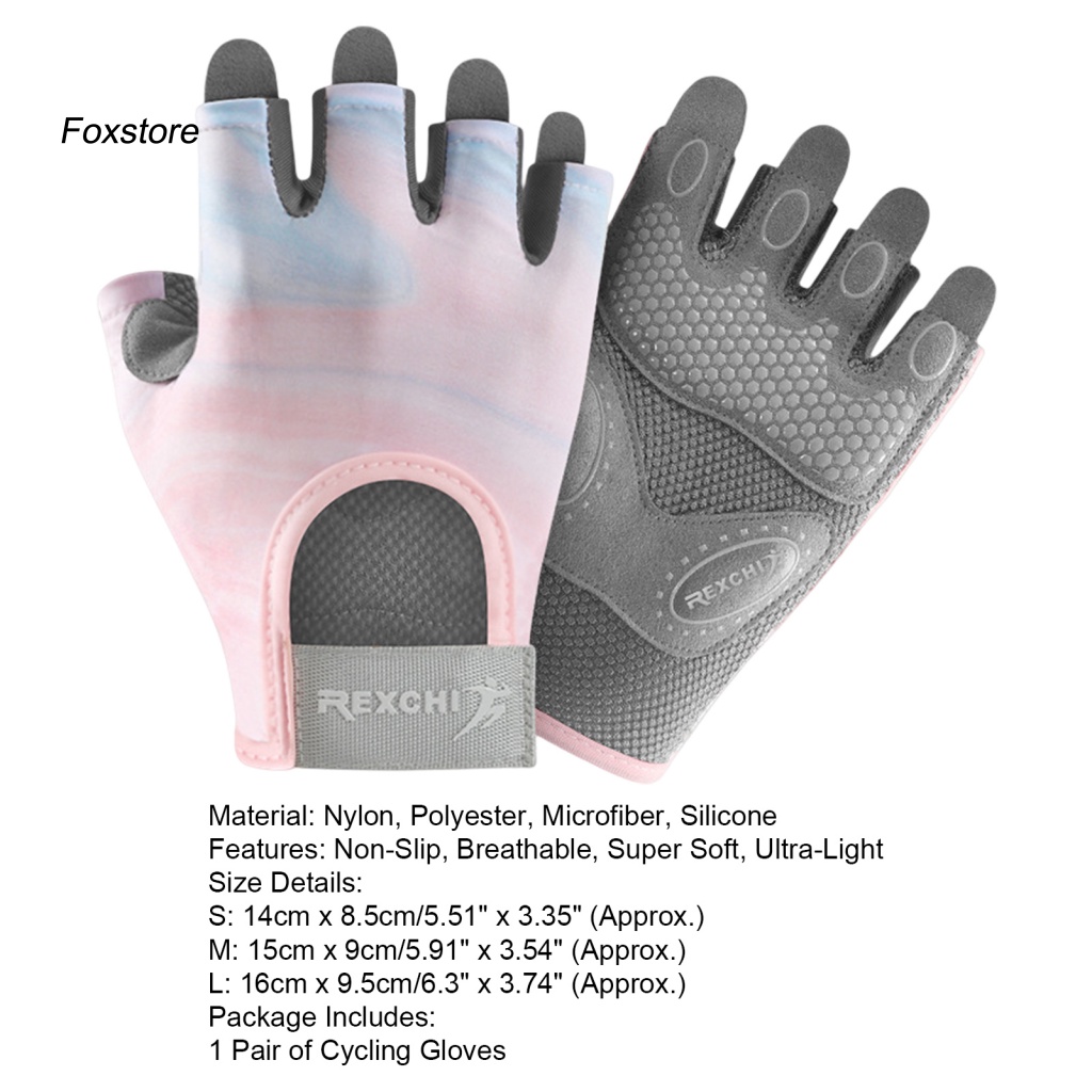 Găng Tay Đạp Xe / Nâng Tạ Thoáng Khí Unisex