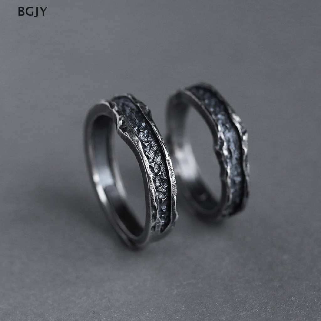 BGJY New Abyss Ring Male Couple Ring Handmade Retro Simple Men's and Women's Rings NEW