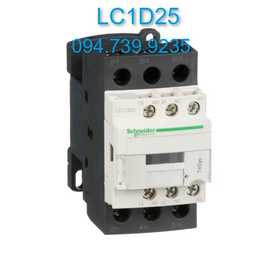 Khởi Động Từ Schneider - Contactor LC1D25
