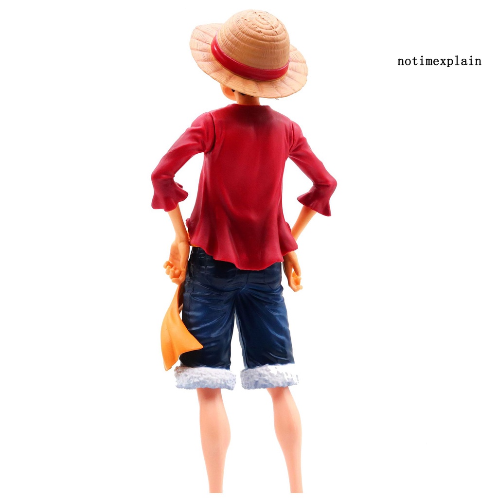 NTP Luffy Figure Model Anime One Piece Action Realistic PVC Cartoon Decor Display Mold for Kids