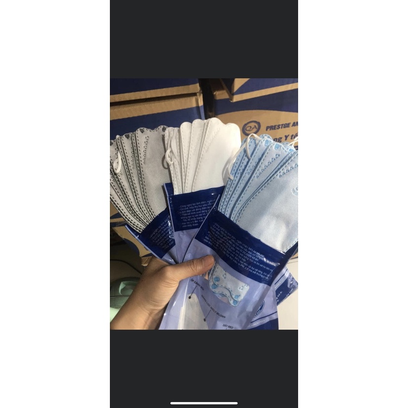 [TÚI ZIP 10 CHIẾC] KHẨU TRANG 4D KF94 QUYỀN ANH KHÁNG KHUẨN CHỐNG BỤI SIÊU MỊN