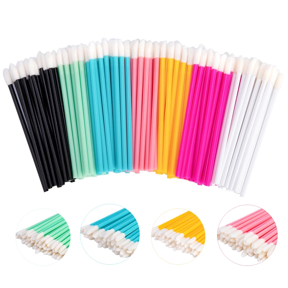 [Hàng mới về] Túi 50 cọ trang điểm đa dụng dùng một lần tiện lợi