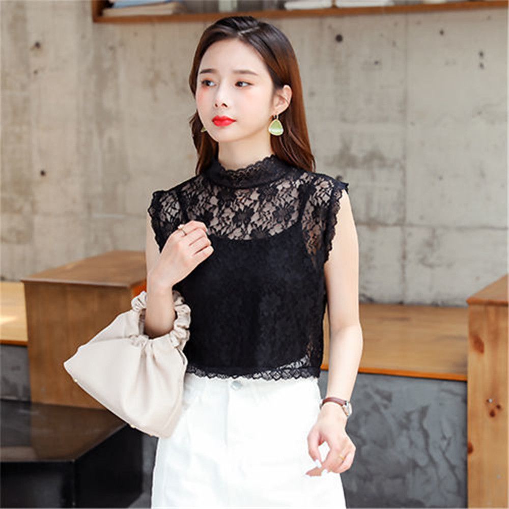 Cổ Áo Sơ Mi Giả Cà Vạt Thời Trang Vintage