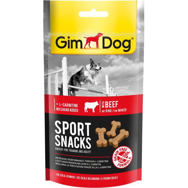 Xương đồ ăn Gim Dog  Đức 🐕 FREESHIP 🐕 Sport Snacks vị Beef - Poultry | 60g Bánh thưởng Gimdog cho chó ưa vận động