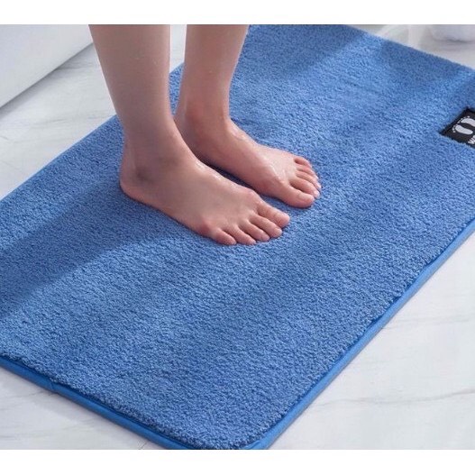 Thảm Lau Chân Chùi Chân Nhà Tắm cao cấp đế cao su hút nước, chống trượt