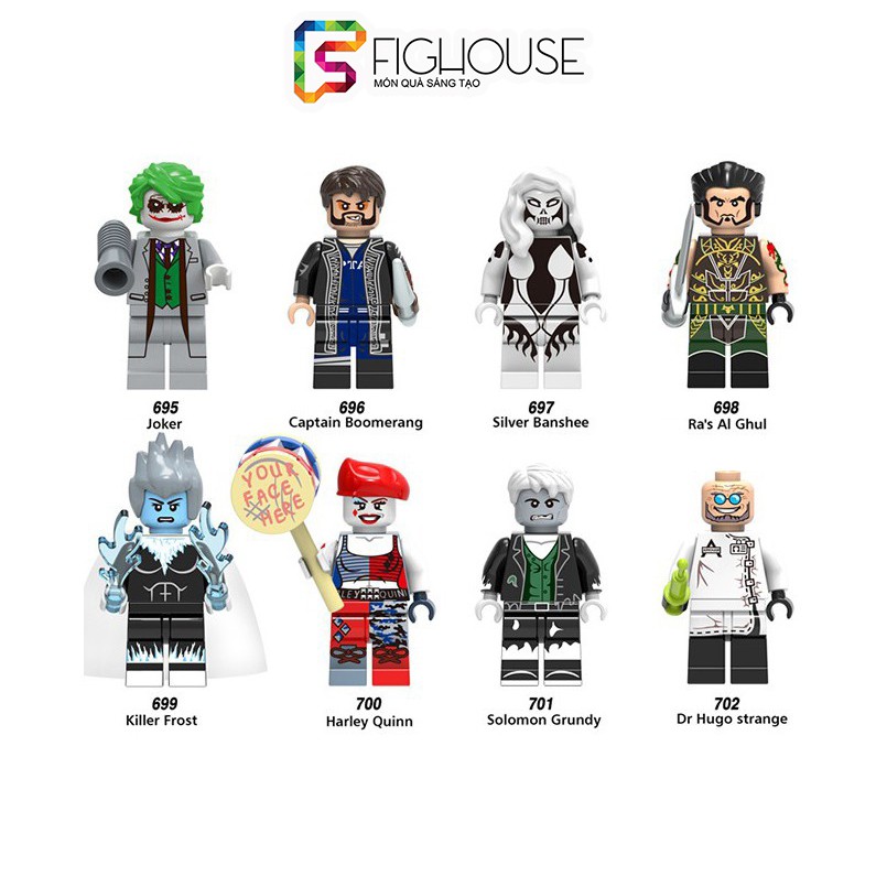 Xếp Hình Minifigures Nhân Vật Phản Diện DC Comics - Đồ Chơi Lắp Ráp non-lego X0171 [A10]