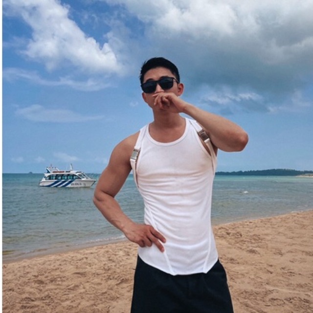 Áo ba lỗ khoá cài- IRON KEY TANKTOP