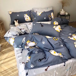 Set chăn ga hàng cotton poly nhập
