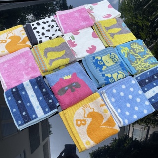 10 Khăn mặt em bé 25x25cm xuất Nhật