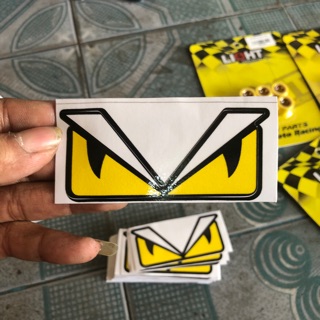 Tem dán con mắt Fendi