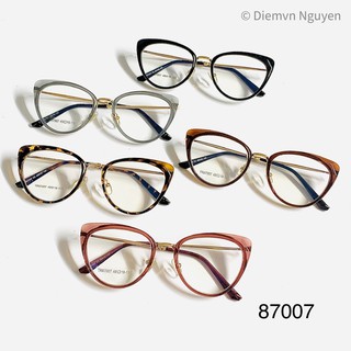Gọng kính cận Mắt mèo cao cấp, xịn xò 87007 hàng loại 1 cho các bạn nữ
