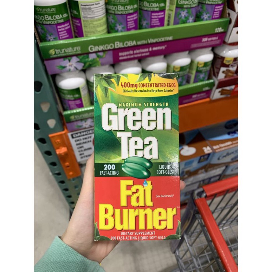 XẢ KHO THANH LÝ Viên uống giảm cân từ trà xanh Green Tea Fat Burner 200 viên của Mỹ XẢ KHO THANH LÝ