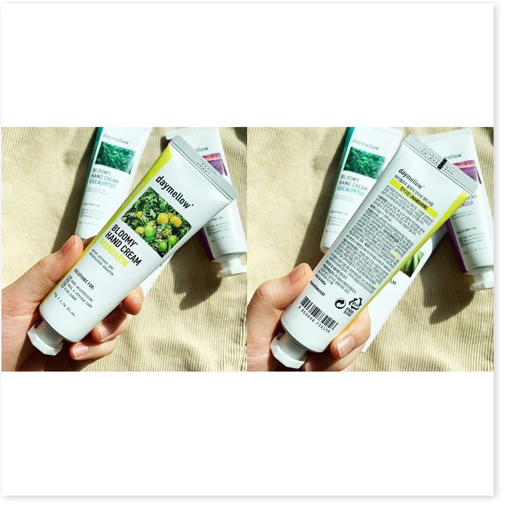 [Mã giảm giá] Kem Dưỡng Da Tay Cấp Ẩm Chiết Xuất Từ Thiên Nhiên Daymellow Bloomy Hand Cream 50g