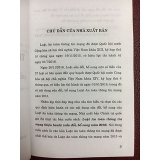 Sách - Luật an toàn thông tin mạng (Hiện hành) (NXB Chính trị quốc gia Sự thật)