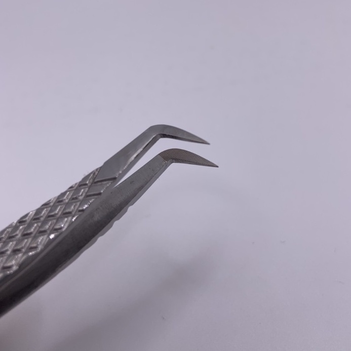 NHÍP volume pakistan caro  phủ nhám nano( màu bạc)_DỤNG CỤ NỐI MI_QUYÊN QUYÊN