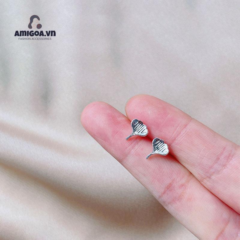 ✨✨Đôi Khuyên Tai Mạ Bạc 925 Hình Thiên Nga/Bướm/Hoa/Sừng Hươu /Thiên Nga Tinh Xảo