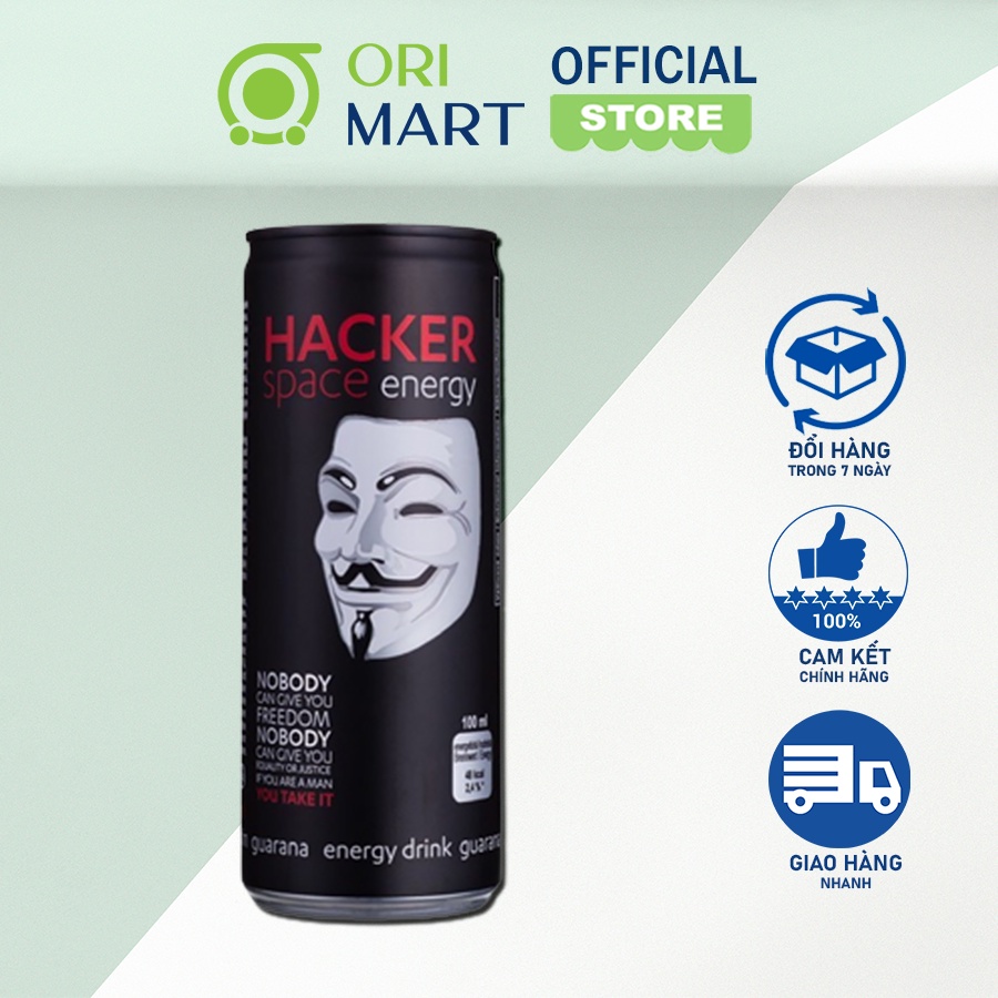 Nước Tăng Lực Hacker Space Energy Drink 250ml