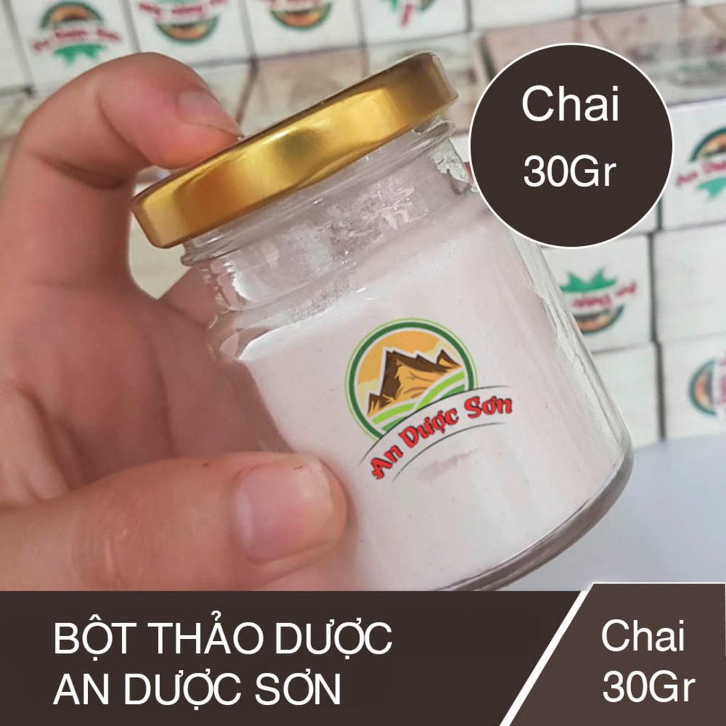 Bột rửa mặt An Dược Sơn Sạch Da Sáng Mịn Sạch Mụn 100gr