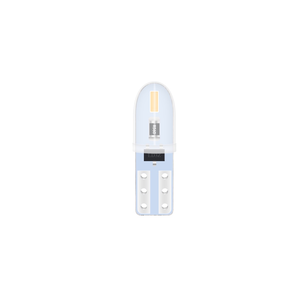 Bộ 10 đèn led KEVANLY t5 3014 smd gắn bảng điều khiển xe hơi siêu sáng