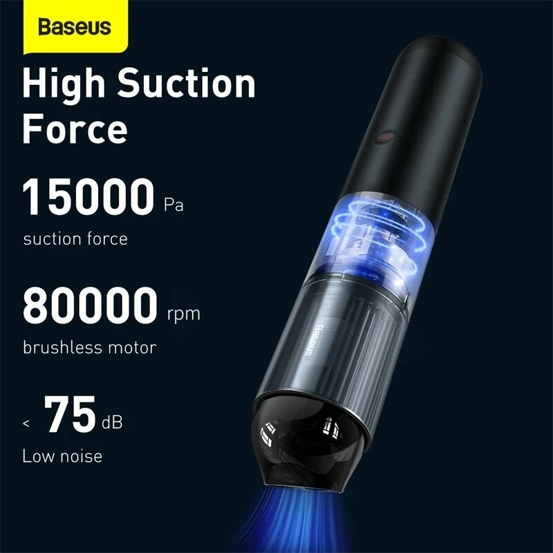 Máy hút bụi cầm tay mini công suất lớn 135W Baseus A3/Baseus A7/A2 .