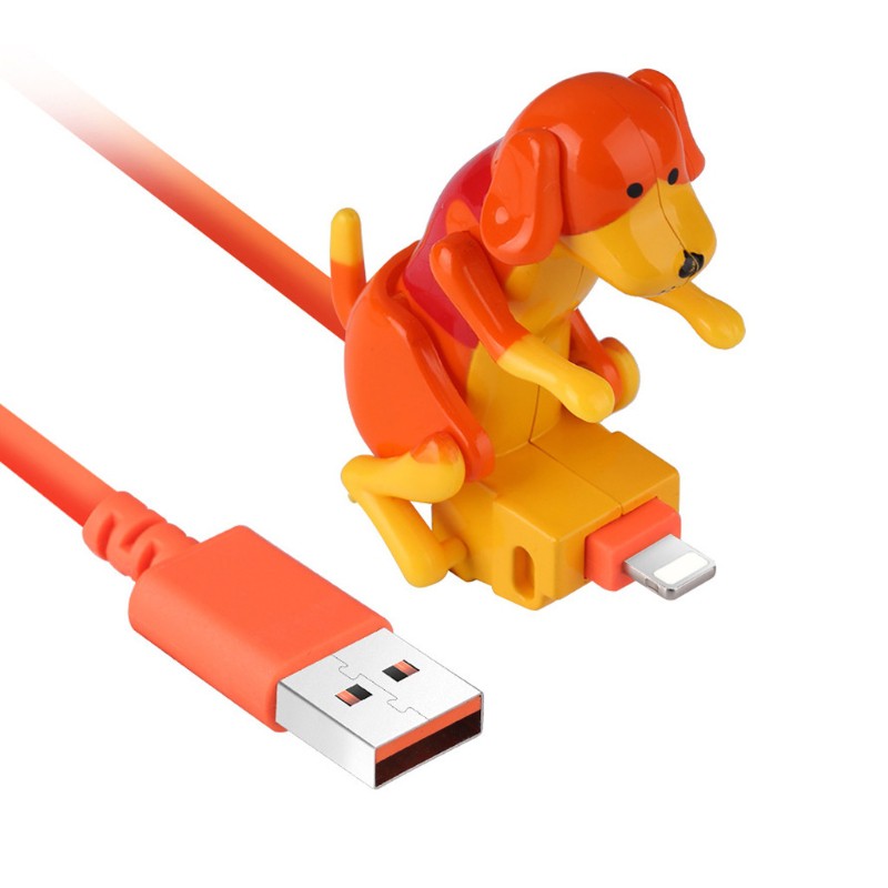 Dây Cáp Sạc Truyền Dữ Liệu Đầu Usb Sang Thiết Kế Hình Chú Cún Dễ Thương Cho ip