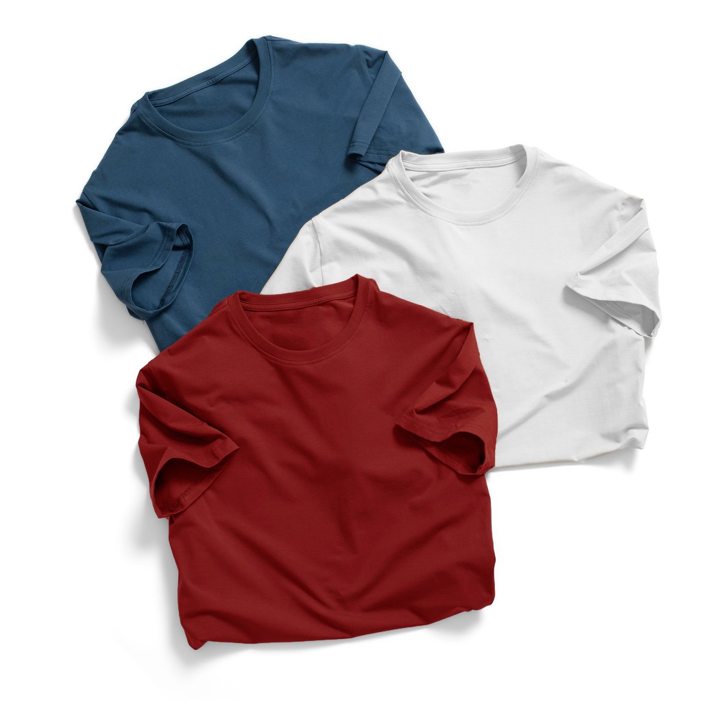 Áo thun nam cổ tròn, Áo phông nam vải Cotton co giãn 4 chiều, dày dặn, thoải mái