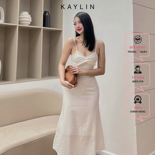 Đầm kaylin hai dây nhấn ngực phong cách n1517