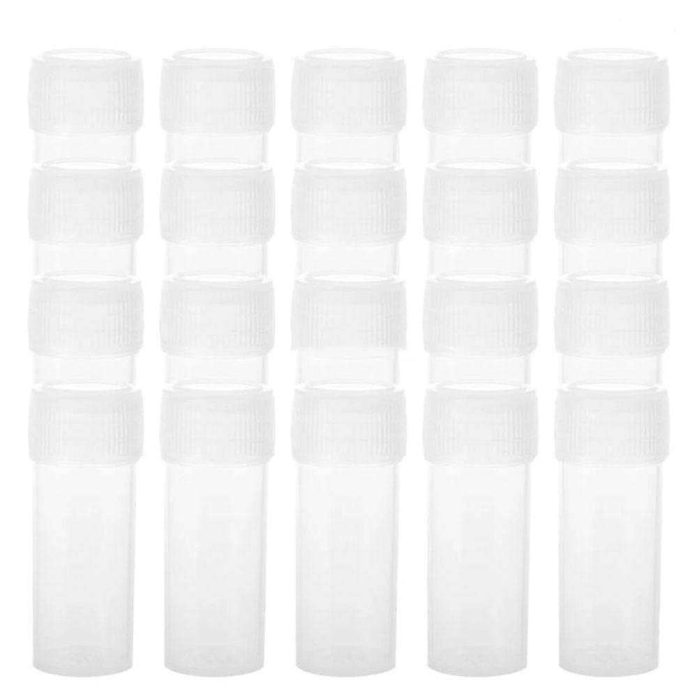 SOMEDAYZL Set 20 Ống Nghiệm Mini 5ml Có Nắp Vặn Tiện Dụng