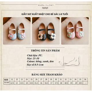GIẦY NƠ XUẤT NHẬT CHO BÉ GÁI - MS99