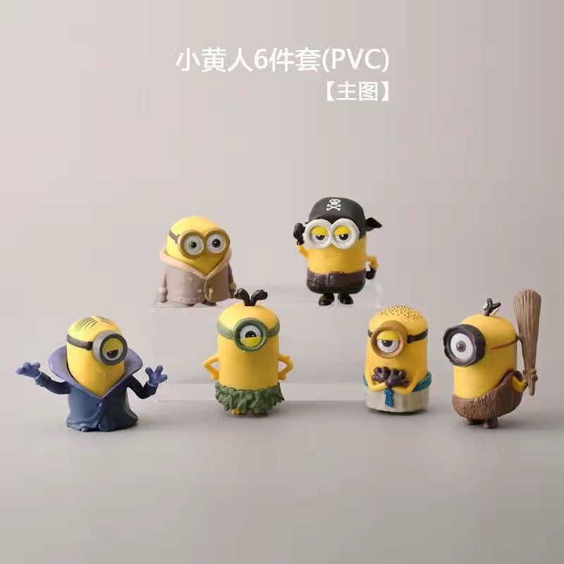 Mô hình minions dễ thương trưng bày 3D trang trí phòng