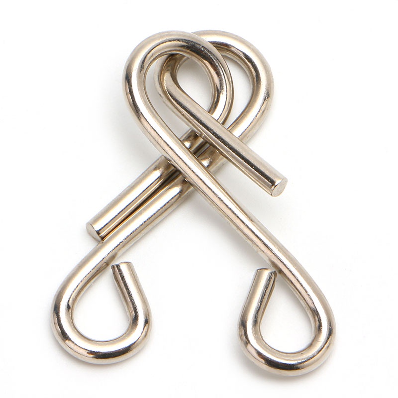 Bộ 8 Món Đồ Chơi Giải Đố Bằng Kim Loại Cho Người Lớn Và Trẻ Em