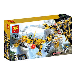 Xếp hình ninja movie 31066 - rồng vàng 3 in 1