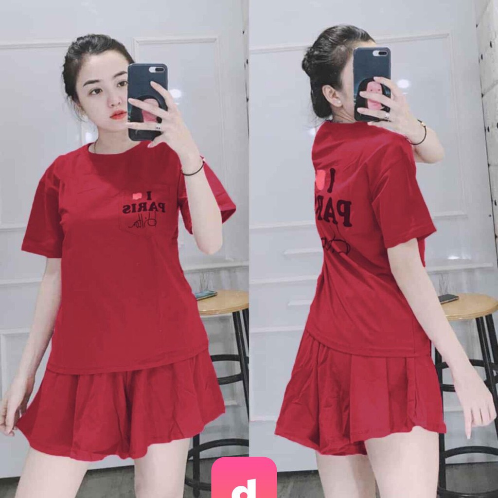 Set bộ đùi mặc nhà nhiều màu xinh xắn dễ thương dành cho quý cô / CÓ SIZE XXL