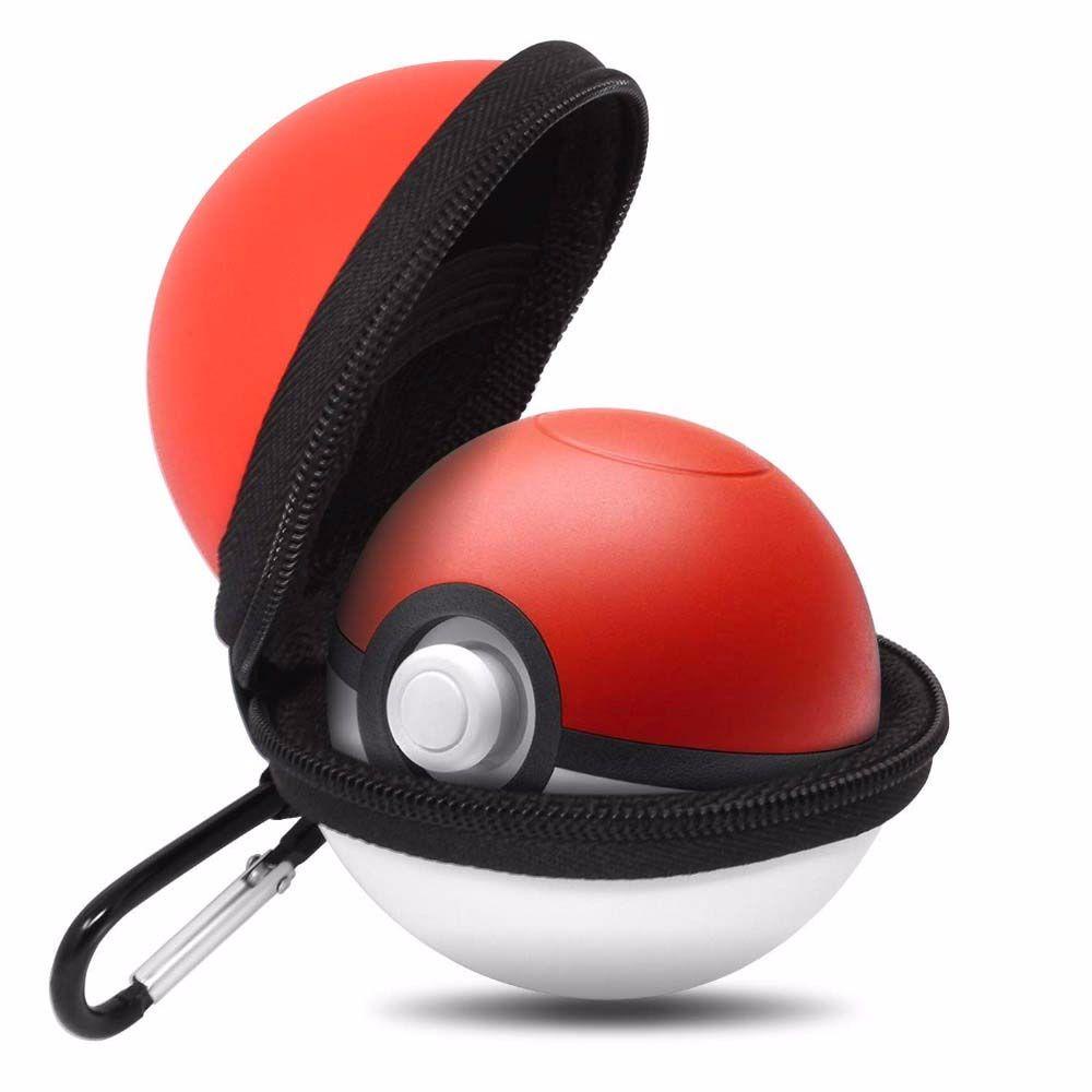 Túi Đựng Máy Chơi Game QUINTON Pokeball Cứng Cáp Có Khóa Kéo Mang Đi Du Lịch Tiện Lợi Ốp