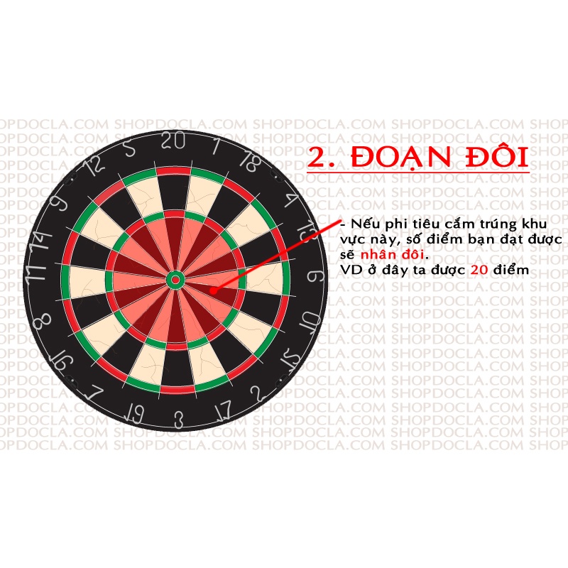 Trò Chơi Phóng Phi Tiêu Loại Lớn 30Cm Kèm 4 Mũi Tên