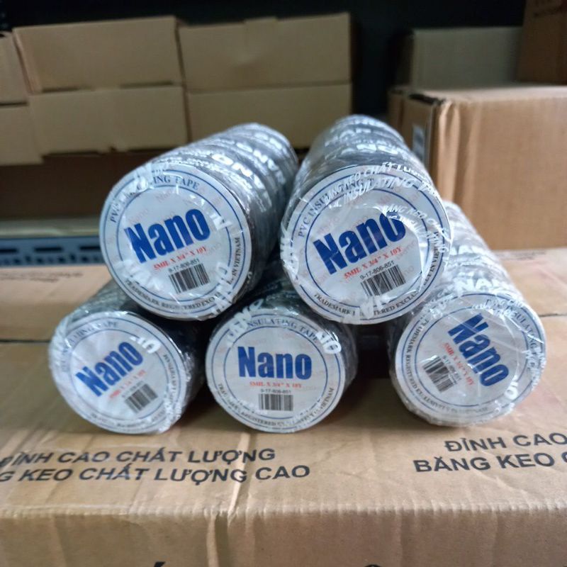 1 cây băng dính điện nano (10 cuộn)