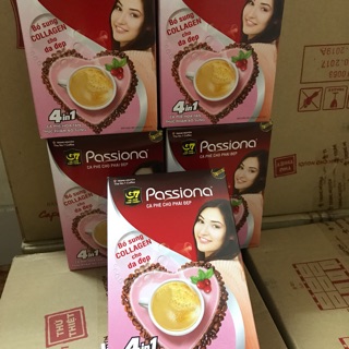 Combo 5 hộp coffe passiona 4in1 của trung nguyên