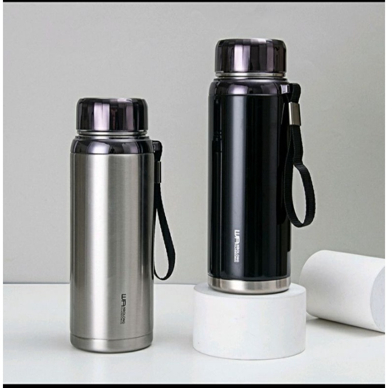 #Giảm sốc# Bình giữ nhiệt inox 304 nắp kim cương có lưới lọc chè - hàng đẹp loại 1 dày dặn, quai xách cứng gắn cổ