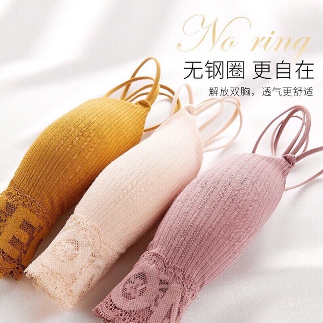 Áo bra chân ren dây kép chất đẹp mã 905