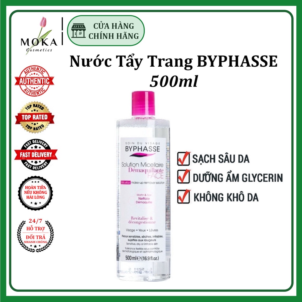 Nước tẩy trang Byphasse [FREE SHIP] 500ml | BigBuy360 - bigbuy360.vn