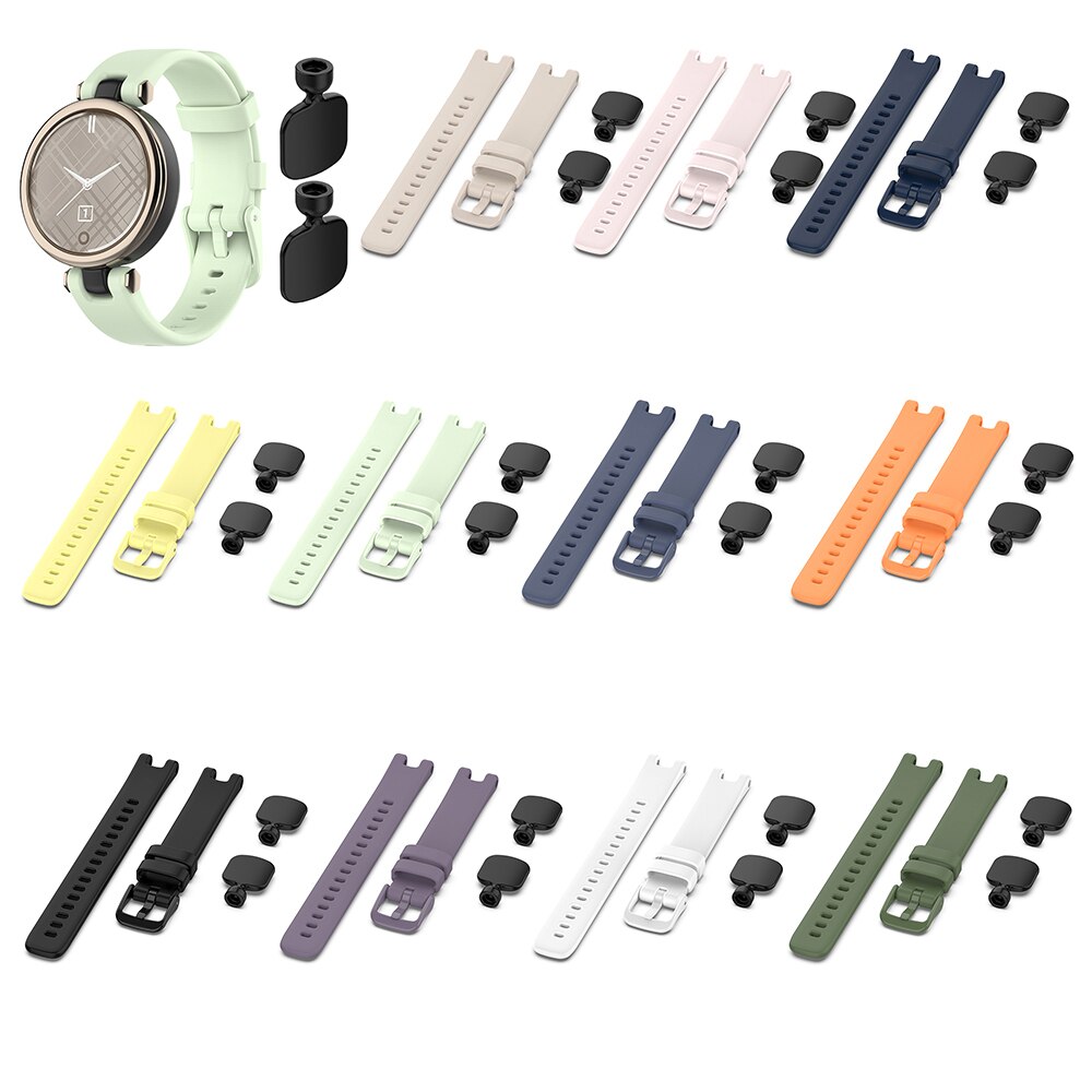 Dây Đeo Silicon Mềm Thay Thế Cho Đồng Hồ Thể Thao Thông Minh Garmin Lily