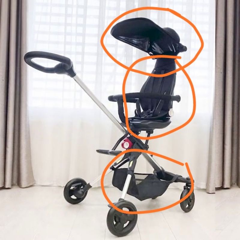 PHỤ KIỆN 3 MÓN XE ĐẨY TOMORROW KHÔNG BAO GỒM XE