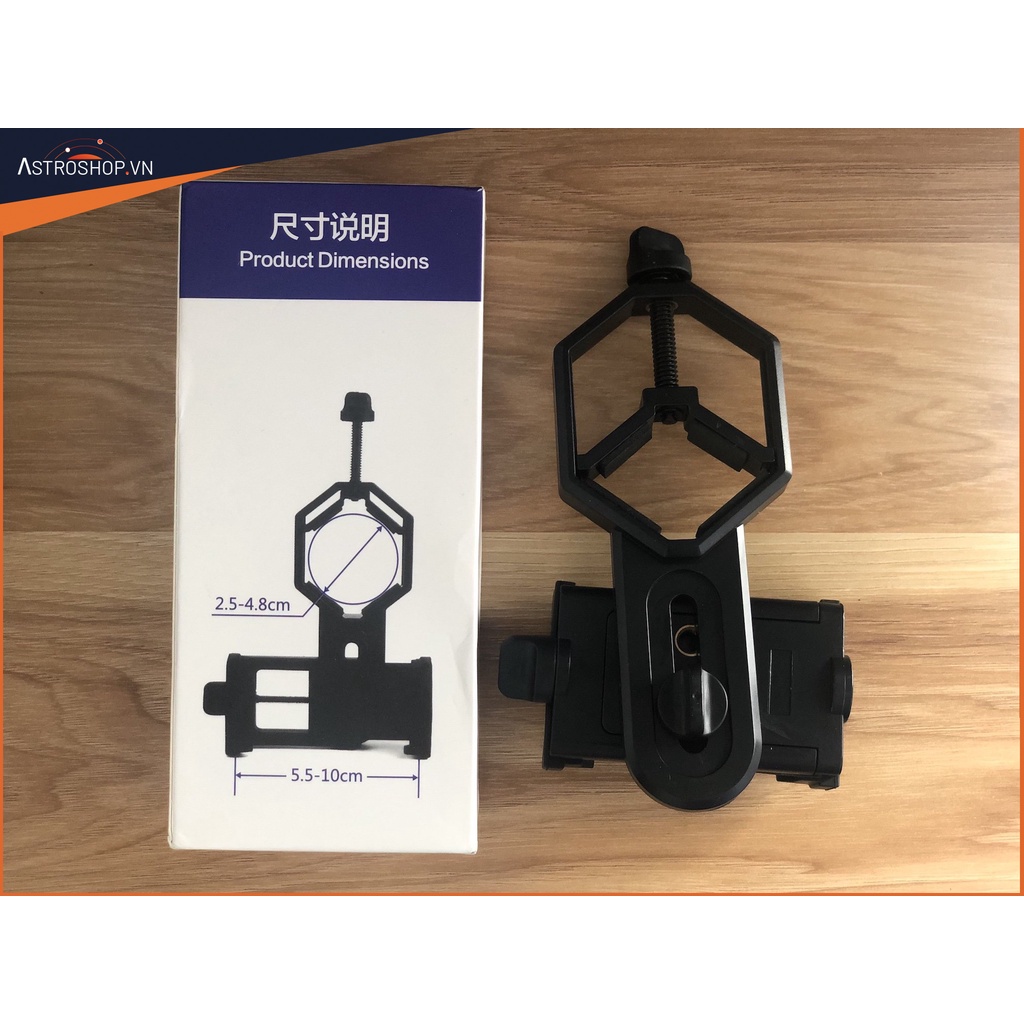 Bộ gá điện thoại cho ống nhòm và kính thiên văn