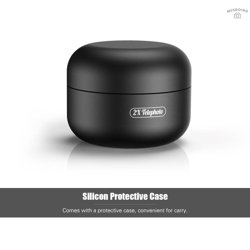 Ống Kính Tele Nhiều Lip71 Phóng Đại 2X APEXEL APL-HD5T Cho iPhone X/Xs/8P Samsung