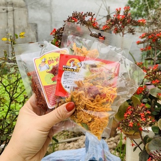 Thịt bò khô/khô gà lá chanh cay ngon gói nhỏ/to