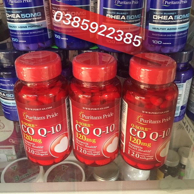 CoQ10 120mg, lọ 120v , Puritan’s Pride