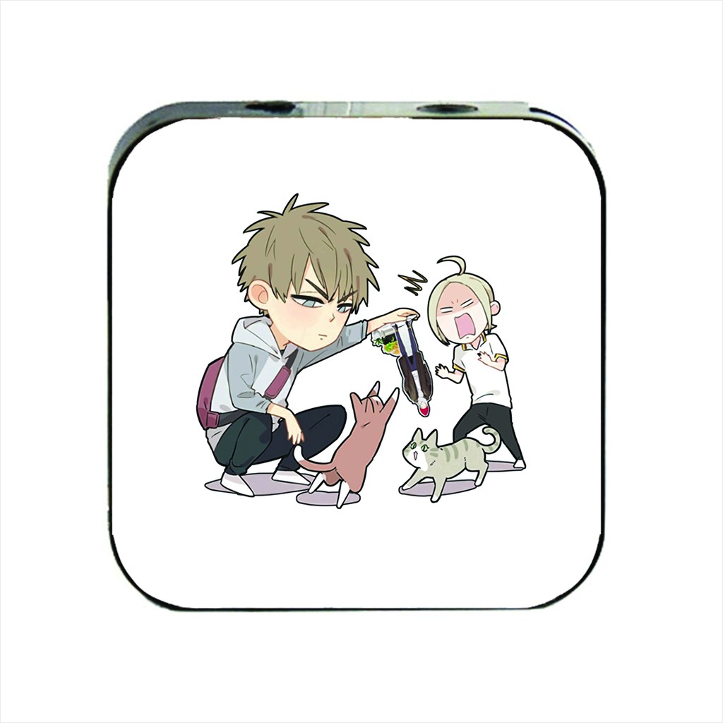 Máy nghe nhạc mp3 IN HÌNH 19 Days Old Xian cầm tay mini tặng tai nghe dây cắm có mic và dây sạc manhua anime chibi